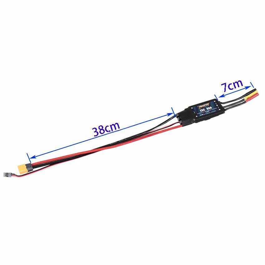 FMS part Brushless ESC 80A for YAK130 V2 Avanti V3 1700mm P51 F4U V3 70mm Viper - Image 4 of 4