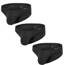 ZONBAILON Men's Soft Breathable Bamboo Fiber Sexy Big Bag Comfort Briefs 3pcs