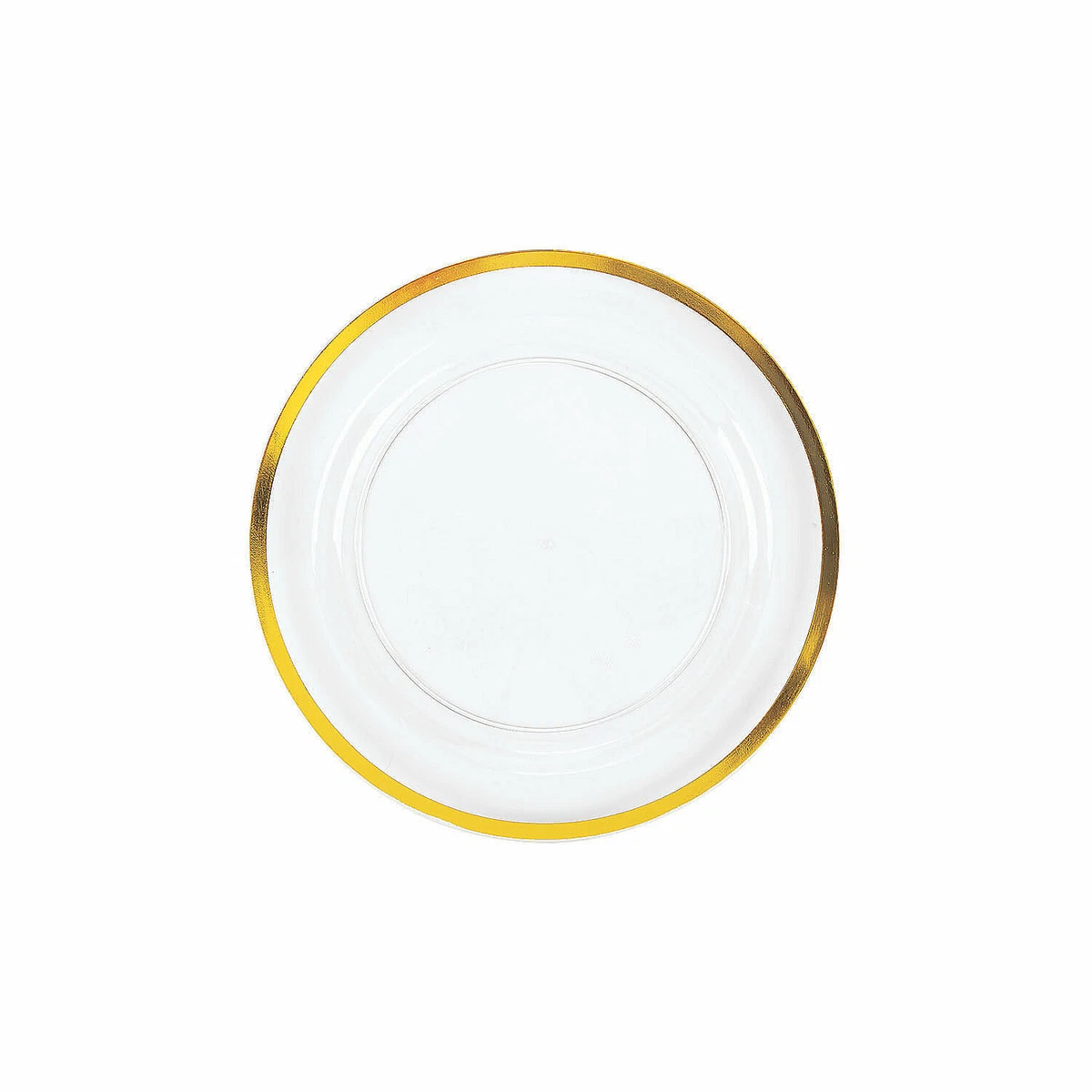 Clear top dessert plates