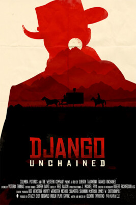 Django Unchained Action Movie Print Wall Art Home Decor - POSTER 20x30