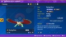   6 IVs Shiny Roaring Moon  Pokemon Scarlet  Violet  