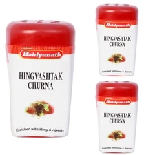 3x60g Baidyanath Hingvashtak Churna Herbal Powder Helpful in Digestion