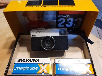 Appareil Photo Kodak Instamatic 233 Argentique - Occasion Fonctionnel, Avec étui