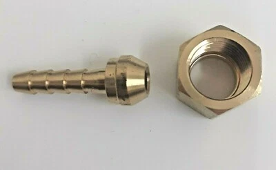 AIR PRO BSP Female Brass Hosetails with 60o Cone End & Swivel Nut,Brass Hosetails