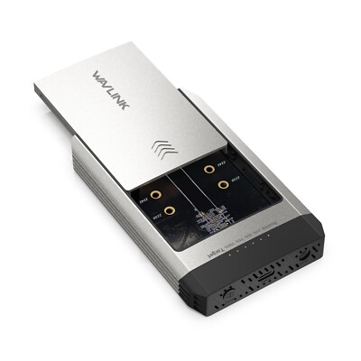 Dual SSD Enclosure with Offline Clone NVMe 10Gbps USB-C 8TB