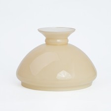 Paralume 628 per lune a petrolio vetro opalino beige - foro di montaggio 218mm
