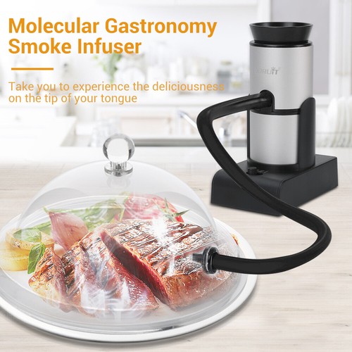 Portable Smoke Infuser Cooking Smoker Kit with Dome Cover Handheld Food Cooking - Picture 6 of 16