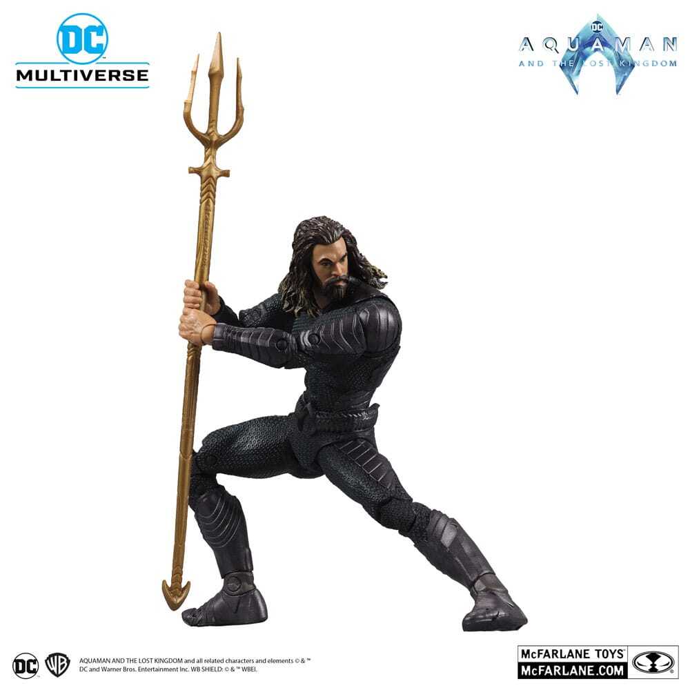 Aquaman E The Lost Kingdom Dc Multiverse Action Figura Aquaman Con Stealth Su...