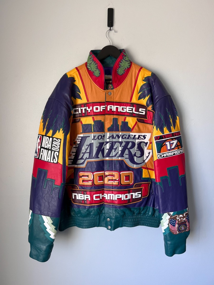 Jeff Hamilton Los Angeles Lakers 2020 Leather Jacket - Size XXL