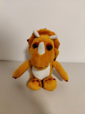 Kinder Surprise Ferrero Orange Triceratops Dinosaur 9'' Plush Toy