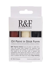 Handmade Paints - Professional Oil Pigment Stick, Begin - Set of 3 19ml 
