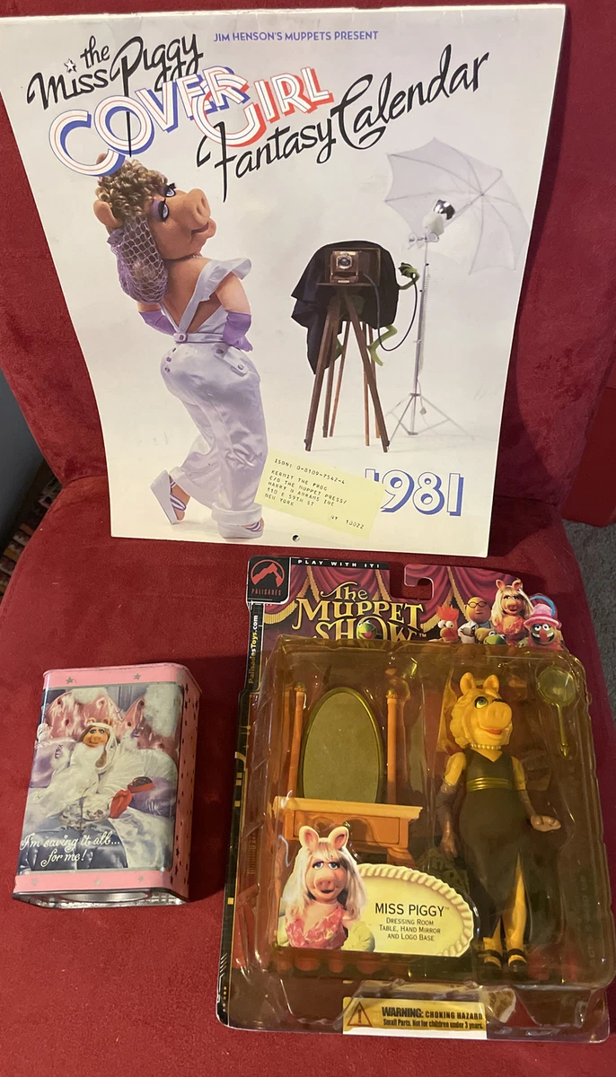 LOT OF 3 Miss Piggy VINTAGE 1981 Hallmark Tin Bank Calendar Palisades  Muppets | eBay