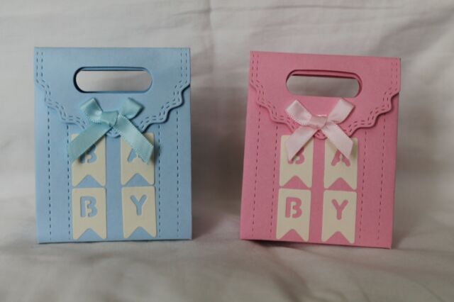 10 X BABY SHOWER GIFT / FAVOUR BOXES - BABY SHOWER / GENDER REVEAL / CHRISTENING
