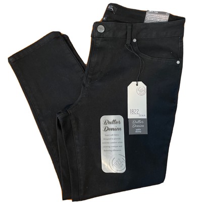 1822 denim jeans 16 black Ankle Skinny 