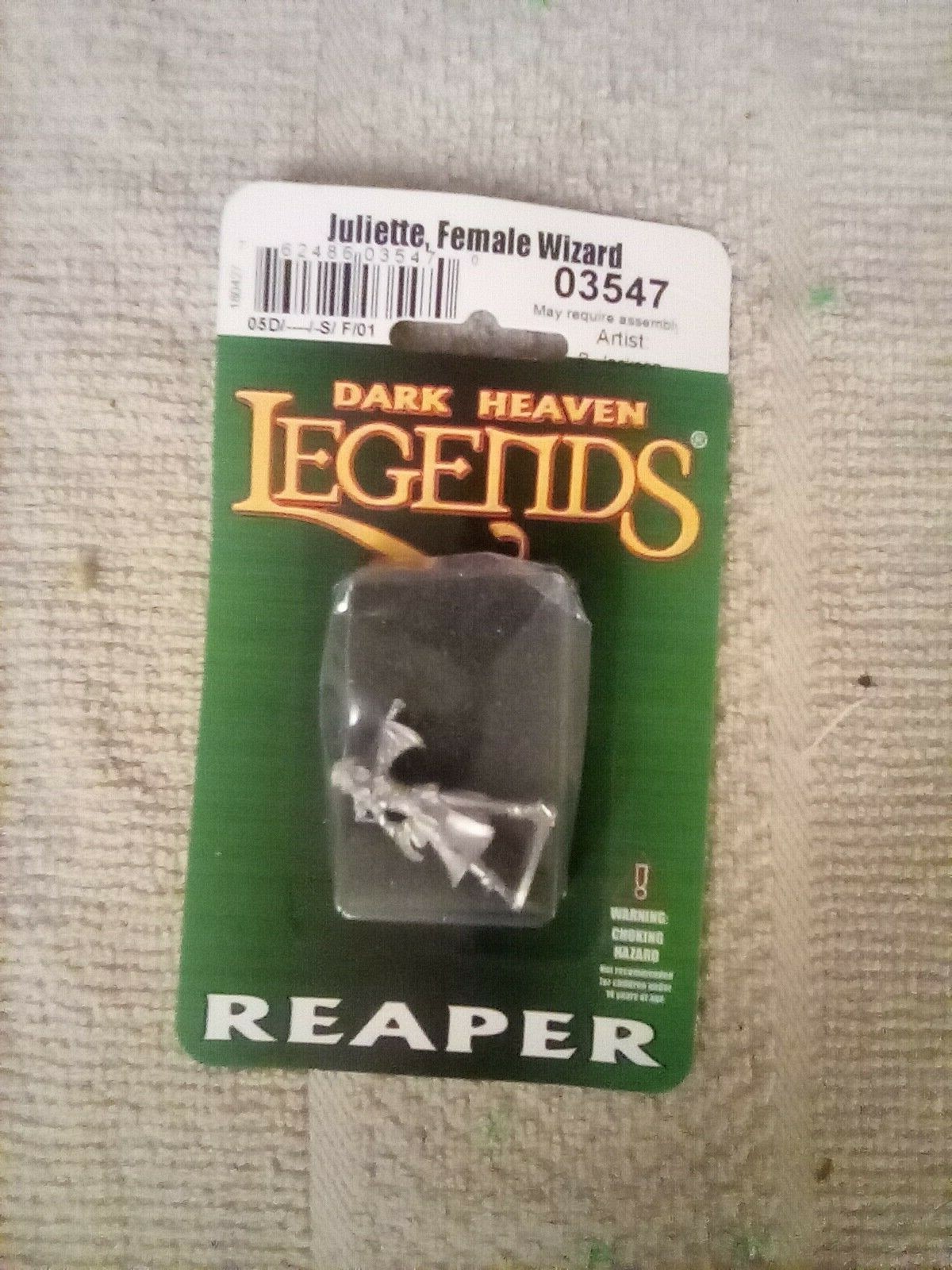 Reaper Juliette Wizard Miniature – 28mm Scale Unpainted Fantasy Figure For Tabletop Games - View #13