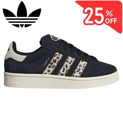 Adidas Campus Herren Schuhe Schwarz Leopard Wildleder 25% OFF