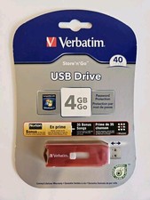Verbatim Store'n'Go 4GB Red USB Flash Drive Factory Sealed 95236