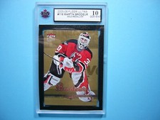 2005/06 FLEER ULTRA GOLD MEDALLION HOCKEY CARD #116 MARTIN BRODEUR KSA 10 GEM MT