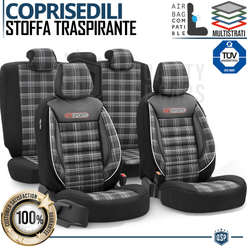 AUCELI 2 Coprisedili Per Cintura Di Sicurezza Auto - Morbida Pelle In Fibra Di Carbonio, Traspirante, Proteggi Collo E Spalle - Nero/Blu