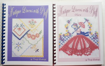 Antique Linens with Pfaff Parts 1 & 2 1999 Losekamp Sewing Guide Instructions