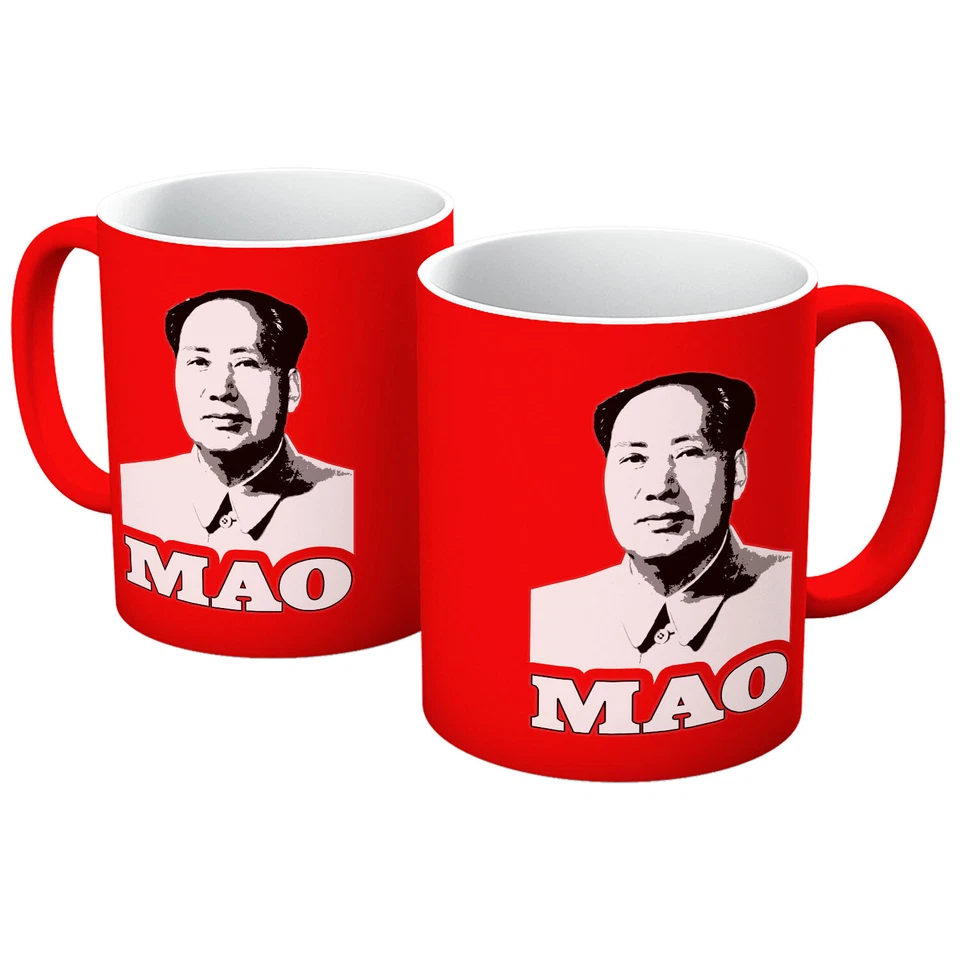 THE GUNS OF BRIXTON CHAIRMAN MAO ZEDONG TSE-TSUNG COMMUNIST CHINESE LEADER MUG IN VARIOUS COLOURS