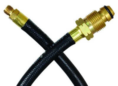 RV 12'' POL Pig Tail LP Propane Gas Hose Tank Connector Cylinder Trailer Camper