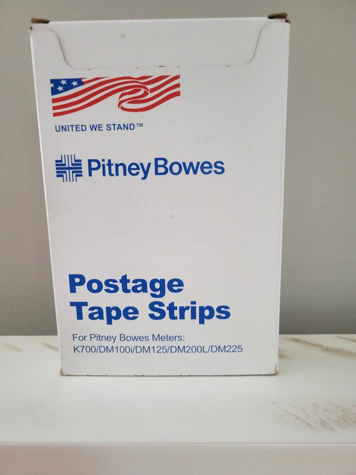 Pitney Bowes UNITED WE STAND Postage Tape Strips, 1 Box 123 Double