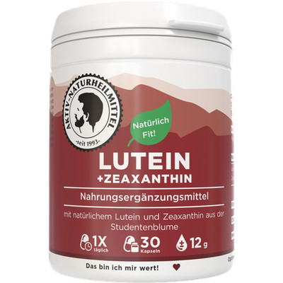 Aktiv Naturheilmittel Lutein + Zeaxanthin Kapseln 40mg Lutein + 2mg Zeaxanthin