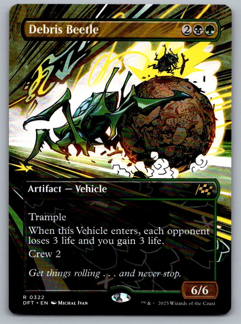 Debris Beetle (Borderless) - NM - Aetherdrift-322