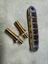 Puente de Guitarra Ibanez Greco Tunomatic ST Estilo Dorado Con Postes Nuevos