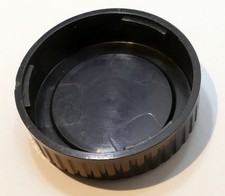 OM Black Rear Lens Cap for Olympus OM lenses manual focus