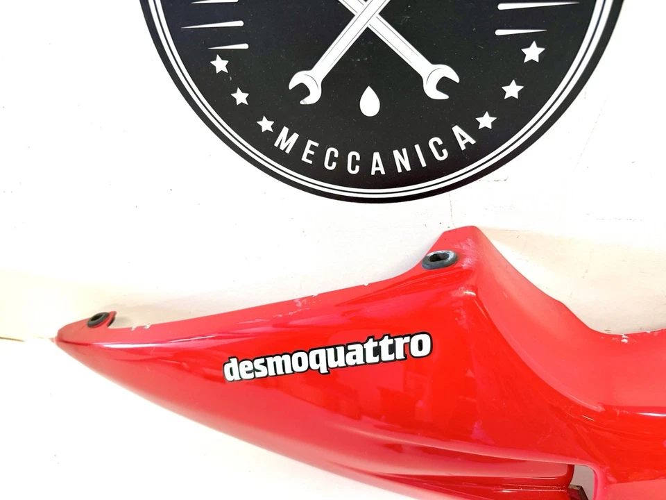Genuine Used Ducati 888 Strada Right Side Tail Fairing Cowl Panel 48230051B Red - Image 3 of 4
