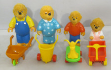 Berenstain Bears McDonald's Happy Meal Toys 1986 Set of 4 Figures loose