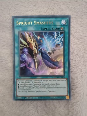 Spright Smashers BLMR-DE098 Ultra Rare 1. Auflage YuGiOh! Karte