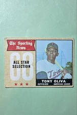 1968 Topps - Sporting News All-Stars Tony Oliva #371