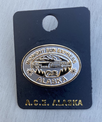 Princess Cruises Midnight Sun Express Alaska Eisenbahn Zinn Pin Neu