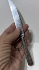 Vtg Towle Rambler Rose Sterling Silver Handle Stainless Blade Grille Knife 6.75”