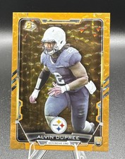 2015 Bowman Alvin Dupree RC Rookies Rainbow Orange Ice Rookie #/50 Steelers