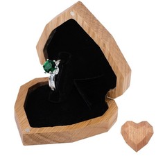 Luxury Wooden Ring Box for Engagement Ring, Proposal Box, Wedding Gift