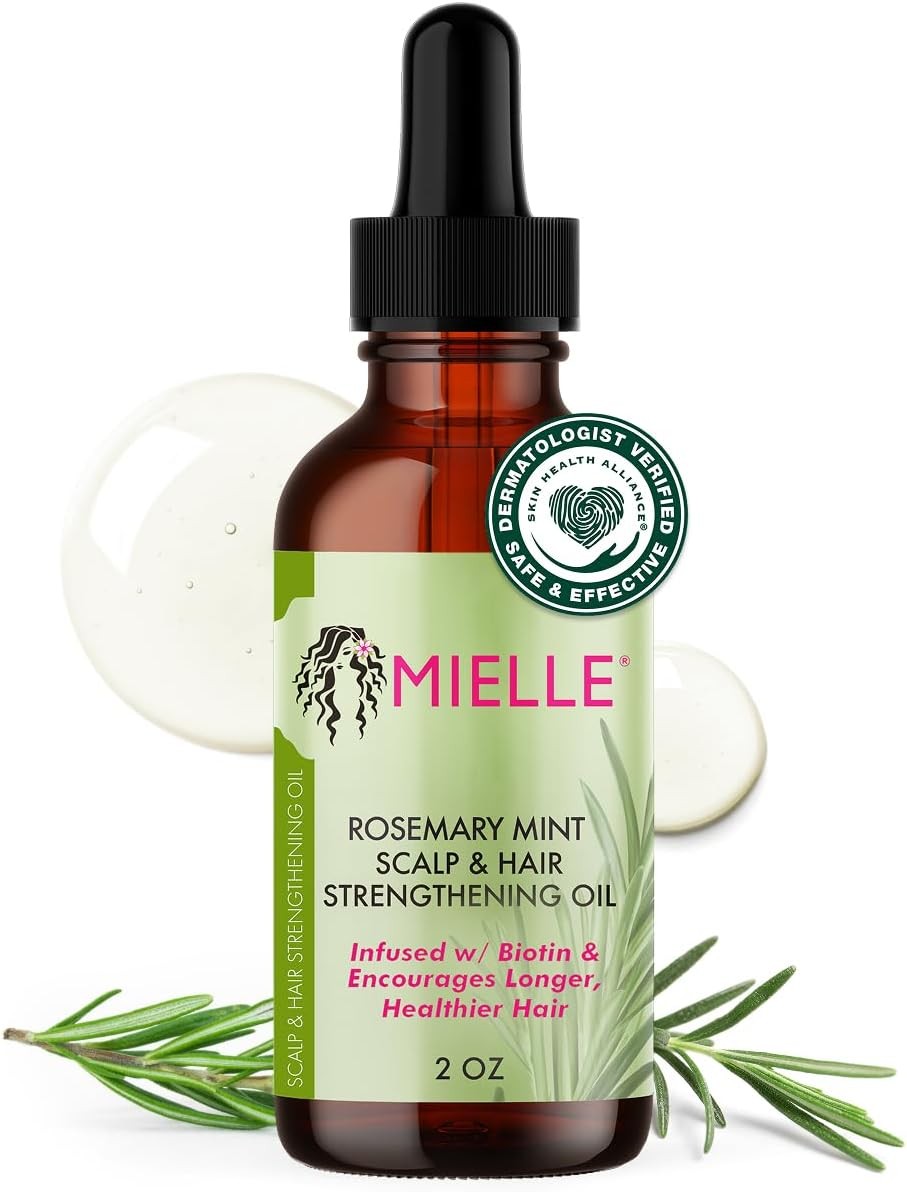 Mielle Rosemary & Mint Hair Oil with Biotin, Strengthens, Moisturises & Promote