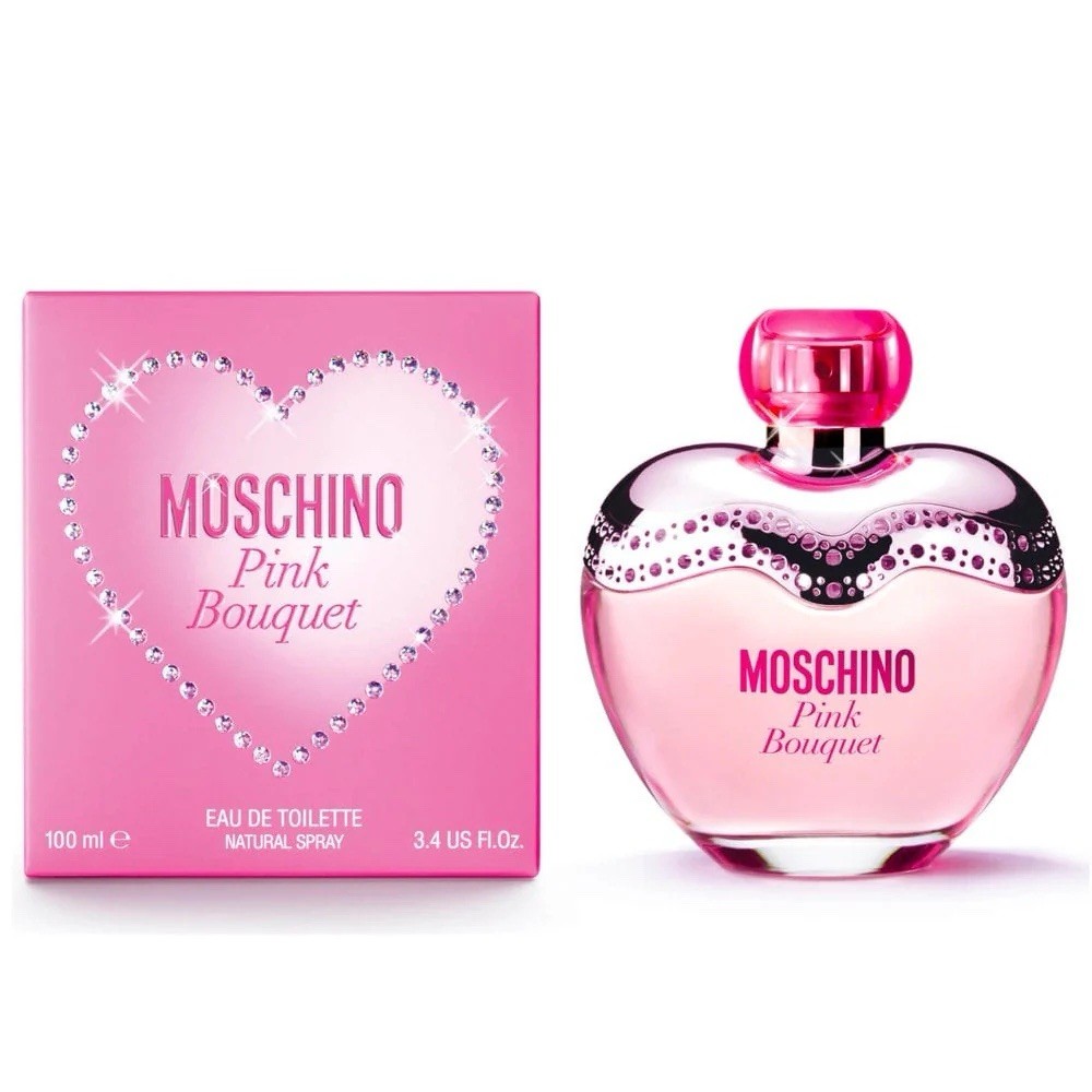 MOSCHINO PINK BOUQUET 100ML EAU DE TOILETTE EDT WOMENS SPRAY - NEW & SEALED