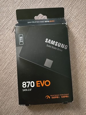 Samsung 870 EVO 2TB 2.5'' SATA III Internal SSD (MZ-77E2T0B/AM)