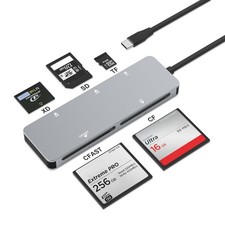 CFast 2.0 Card Reader, USB C CFast Card Reader 3.0 5Gbps CFast/CF/SD/TF/XD - ...