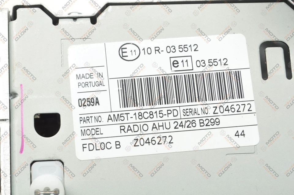 FORD FIESTA MK7 1.0 12V 80PS Radio Autoradio AM5T-18C815-PD - Bild 4 von 4