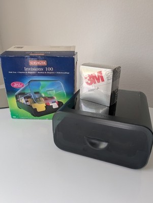Kensington Invisions 100 Disk Tray 3.5 Floppy Disk Storage Organizer Plus Floppy