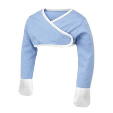| Stay-on Scratch Mitts for Children| Cross-Over | Blue | 2-3 Years