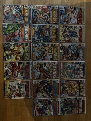Champions Marvel 1-17 Complete Collection Cardboarder and Foil Edition