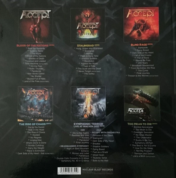 Accept: Decade Of Defiance -Limited Deluxe 7 CD´s - 44 seitiges Artbook - Bild 2 von 4