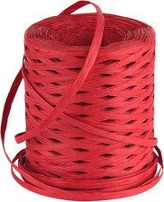 Raffia Ribbon for Gift Wrapping - 218 Yards Raffia Yarn for Crocheting, Paper R