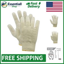 Economical 12-Pack of Men's Waterproof  Breathable Knit Gloves, Size 8/M